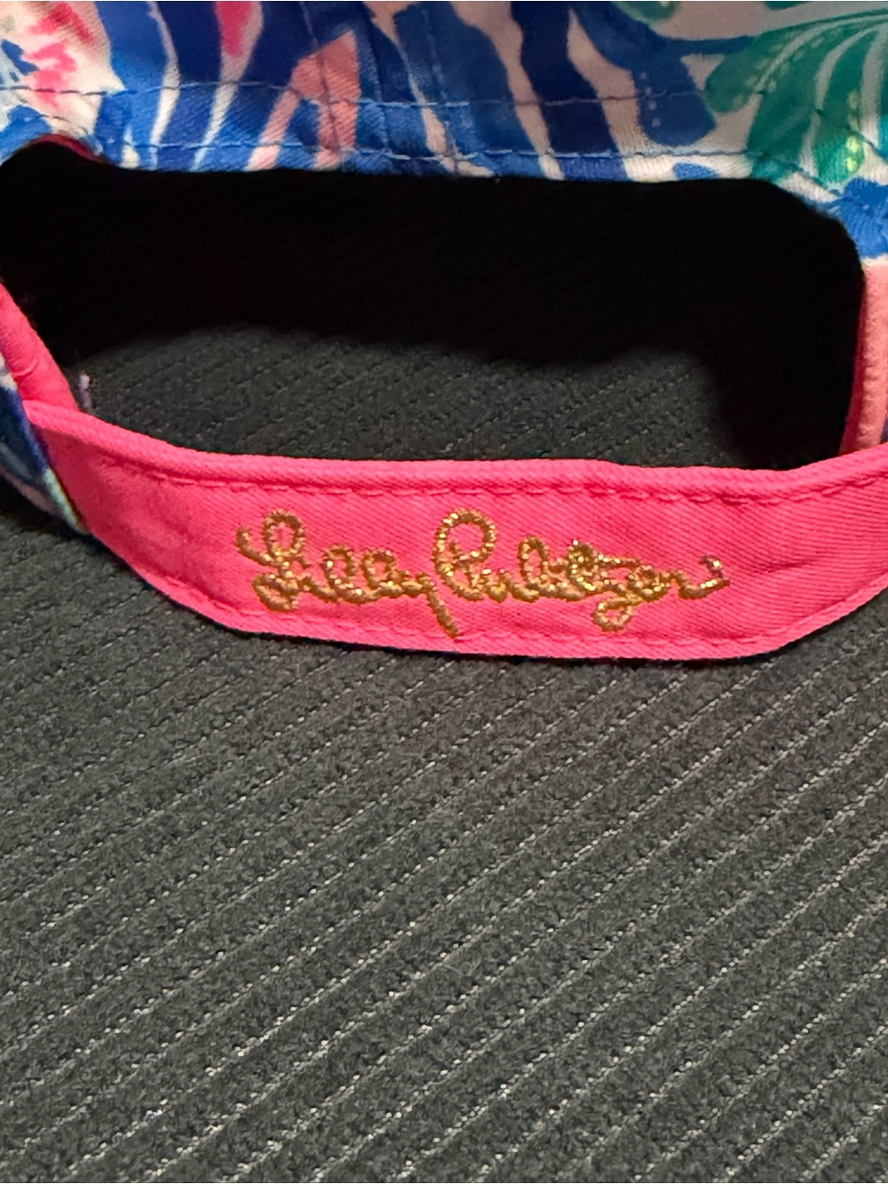 Lilly Pulitzer Women’s Tropical Print Baseball Cap New without Tags - Picture 4 of 4